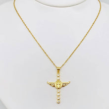 Load image into Gallery viewer, Mio Queena - Multi-Style Inlaid Cubic Zirconia Cross Pendant Necklace: 1#
