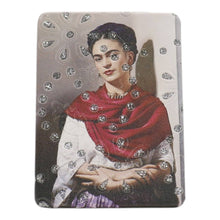 Load image into Gallery viewer, TAPA fashion - Frida Kahlo Rectangular Glitter Compact Makeup Mirror JM6423-10 (12PC): ASSORTED

