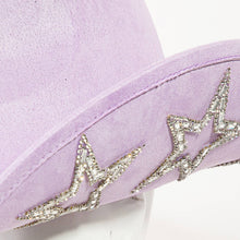 Load image into Gallery viewer, Collections by Fame Accessories - Studded Rhinestone Star Western Cowboy Hat: BL
