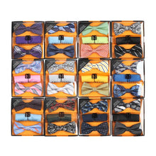 Load image into Gallery viewer, Selini New York - 12pc Prepack Men's Bow Ties and Matching Hanky

