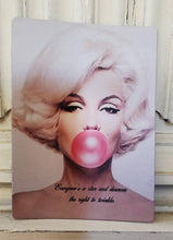 Load image into Gallery viewer, Little Heart Designs - Marilyn Monroe Pink Bubble To Be A Star Magnet

