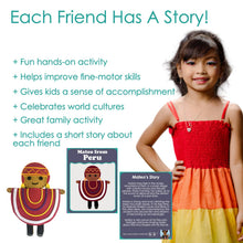 Load image into Gallery viewer, Teni &amp; Tayo Creations - Sew Stuffed Dolls From Around the World - Kid's Sewing Kit
