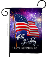 Load image into Gallery viewer, Two Group Flag Co - Flag 4Th July Fourth Usa Garden House 2-Sided Home Décor: Double Sided-Thick Fabric / House Flag 28" x 40" Only
