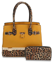 Load image into Gallery viewer, Handbag Express - Metal Frame Tote Handbag Set: LH049-1W-1-BR
