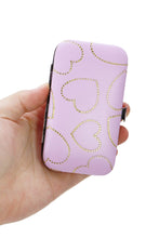 Load image into Gallery viewer, Cap Zone - Bling Hearts Vegan Leather 7-pcs Nailcare Kit: ASSORTED / ONE SIZE

