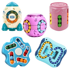 Load image into Gallery viewer, JSBlueRidge Toys - Rotating Magic Bean Fidget Cube Kids Toy- Assorted
