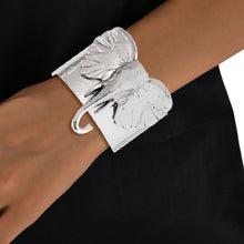 Load image into Gallery viewer, PinktownUSA - Burnished Silver Elephant Head Cuff: Color: Silver / Plating: Burnished Silver / Size: Adjustable
