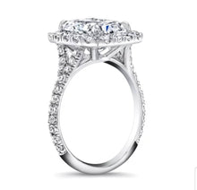 Load image into Gallery viewer, Diamond Veneer Travel Jewelry - 5CT Radiant Cushion Diamond Veneer Cubic Zirconia Ring. 800R066: 7 / Clear
