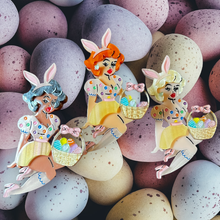 Load image into Gallery viewer, Lipstick &amp; Chrome - Bunny Belle Brooch by Lipstick &amp; Chrome x Candy Doll Club-SA
