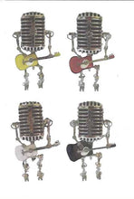 Load image into Gallery viewer, Gifts Amazing! - Retro Microphone Dude with Guitar  -  light
