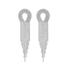 Load image into Gallery viewer, Western Fashion - 27917 - g rs arc tassel earring: Silver
