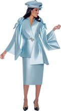 Load image into Gallery viewer, Divine Apparel Designs - G9992 Skirt Suit by GMI: Blue / 12
