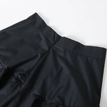 Load image into Gallery viewer, FurDecoration - Chic A-Line High-Waisted Ruffle Solid Color Skirt: NAVY BLUE / L
