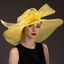 Load image into Gallery viewer, KaKyCo - Large Wrapped Abstract Bow Sinamay Hat | 116033: Lilac
