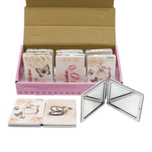 Load image into Gallery viewer, TAPA fashion - Butterfly Floral Beauty Makeup Compact Mirror JM5921-6 (12PC): ASSORTED
