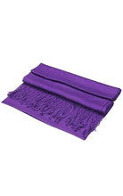 Load image into Gallery viewer, Jasper Trading LLC - C09 - One Piece Dk. Purple Color Fashion Pashmina Shawl Scar
