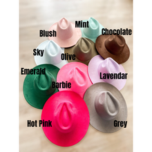 Load image into Gallery viewer, Wild Indigo - I am The Storm Burned Hat Western Hat Rancher Cowboy: Yellow
