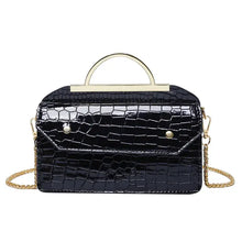 Load image into Gallery viewer, BAGS-2-SLAY - FAUX CROCODILE PURSE: GREEN
