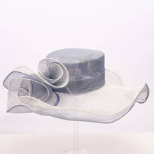 Load image into Gallery viewer, KaKyCo - Double Layer Of Sinamay Floppy Hat | 122131: Olive/Ivory
