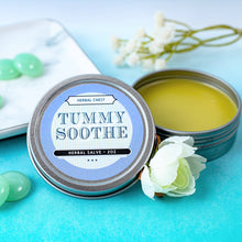 Load image into Gallery viewer, Herbal Chest - Tummy Soothe Salve, Stomach Ache, Bloating,  Digestive Aid
