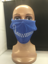 Load image into Gallery viewer, Rhinestone Blinged Out Face Mask
