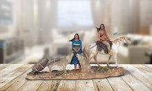 Load image into Gallery viewer, MLC HOME - 9"H Indian Couple Native American Figurine Home Decor Gifts
