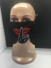 Load image into Gallery viewer, Rhinestone Bling Face Mask
