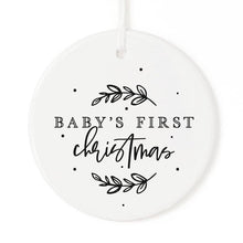 Load image into Gallery viewer, Baby's First Christmas Decorative Ornament with Ribbon and Complimentary Gift Box
